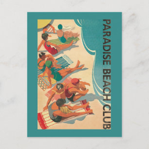 Paradies Strandclub Postkarte