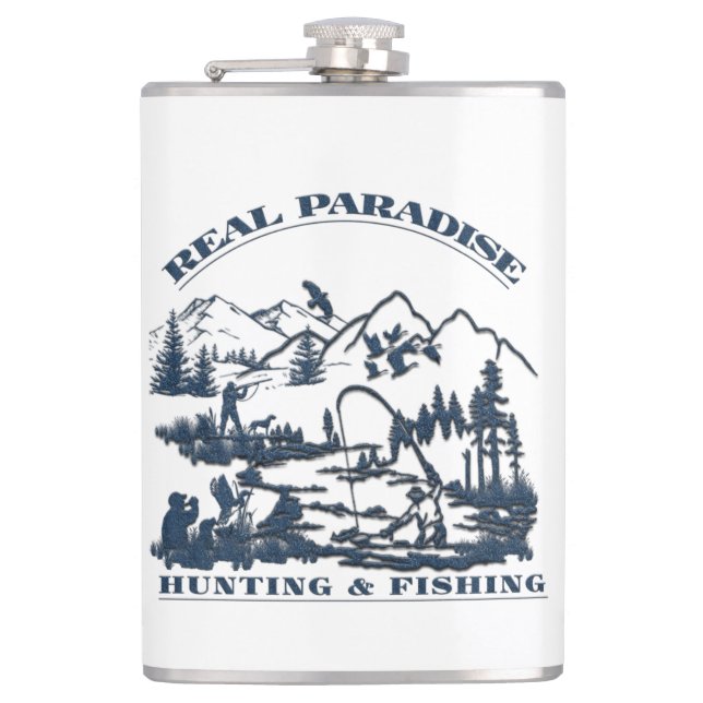 Paradies Tasse Flachmann (Vorderseite)