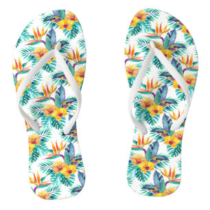 Paradies- und Orchideenvogel Flip Flops