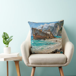 Paradies und Rost Kissen