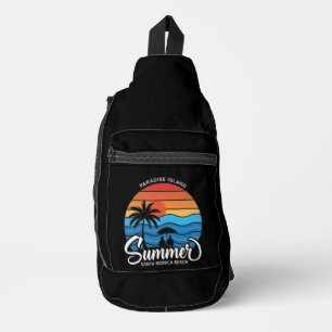 Paradiesinsel Santa Monica Beach-35307 Crossbody Bag