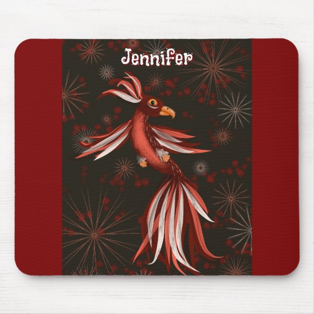 Paradiesvogel 2  mousepad (Vorne)