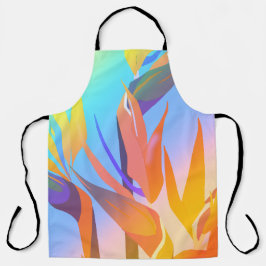 Paradiesvogel Allover Print Schürze