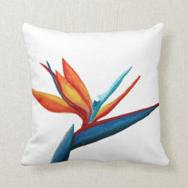 Paradiesvogel Aquarell-Kissen Kissen