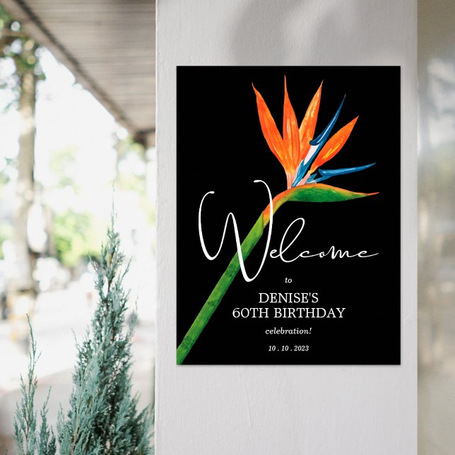 Paradiesvogel auf der Black Birthday Party Poster (Von Creator hochgeladen)