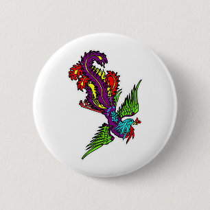 Paradiesvogel Button
