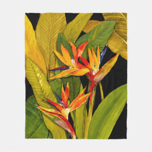 Paradiesvogel Fleecedecke