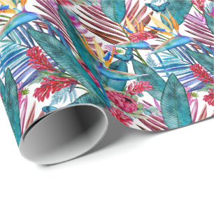 Paradiesvogel Geschenkpapier