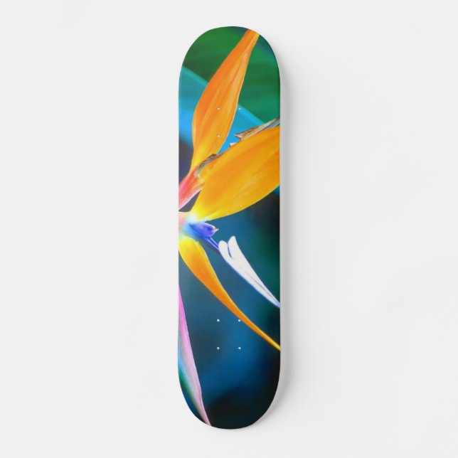 Paradiesvogel Hawaii-Skateboard Skateboard (Vorderseite)