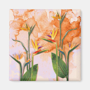 Paradiesvögel in Blüte Magnet