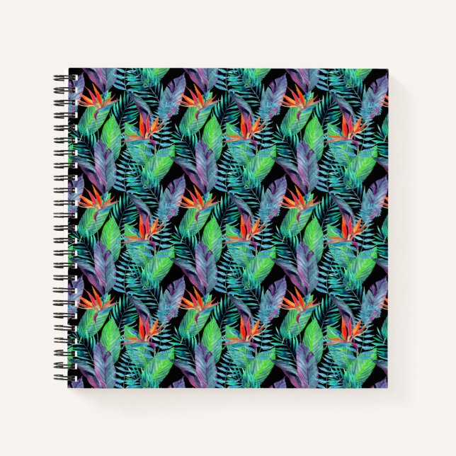 Paradiesvogel Notizbuch (Vorderseite)