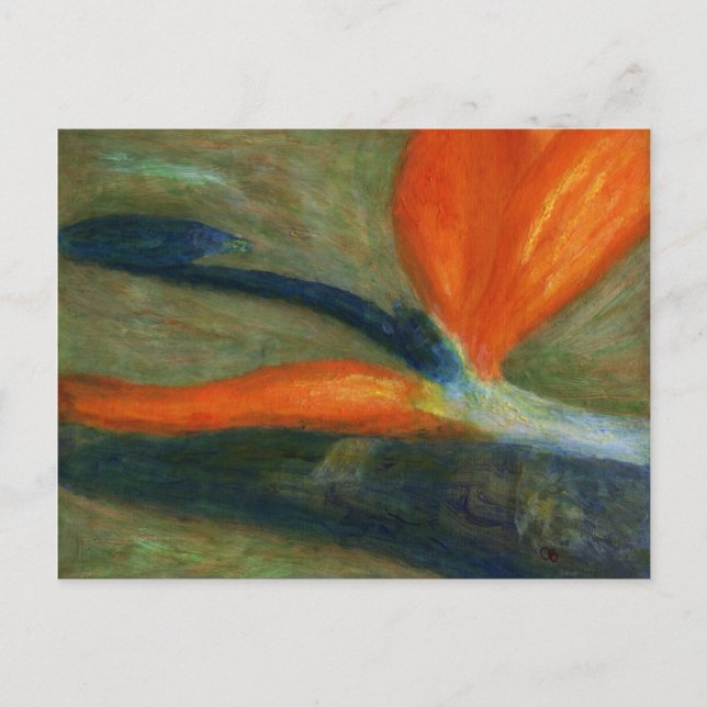 Paradiesvogel, Postkarte (Vorderseite)