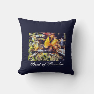 Paradiesvogel Retro Floral Hawaiianische Blume Kissen