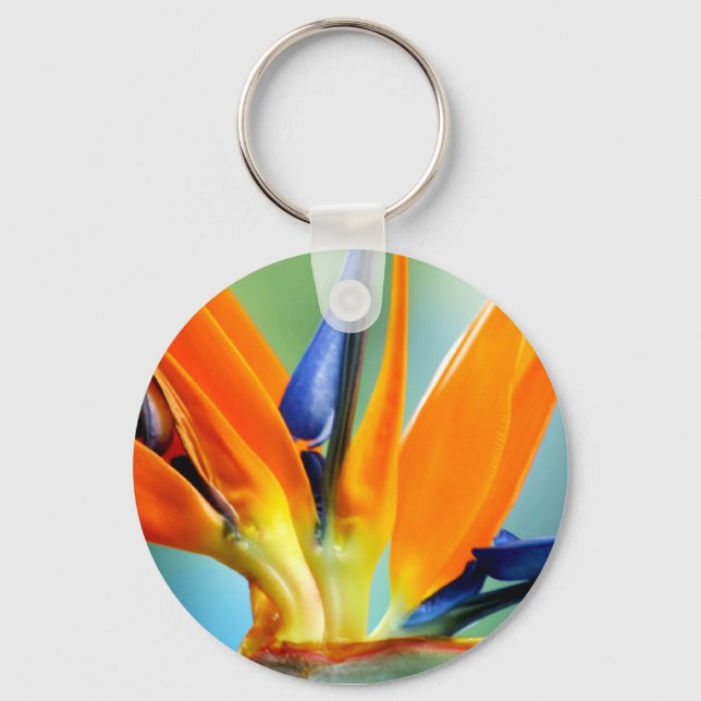 Paradiesvogel - Schlüsselkette Schlüsselanhänger (Vorderseite)