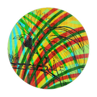 Paradiesvogel Schneidebrett