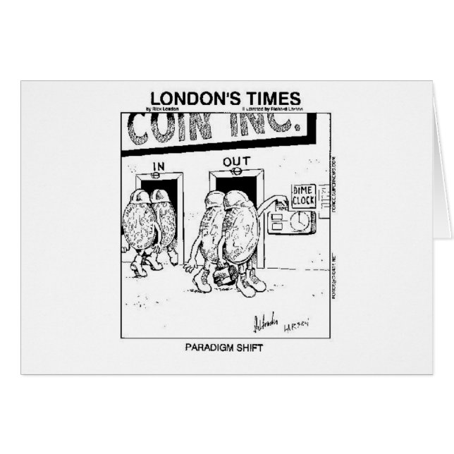 Paradigm Shift Funny Cartoon Cadeaux & Objets de c (Devant horizontal)