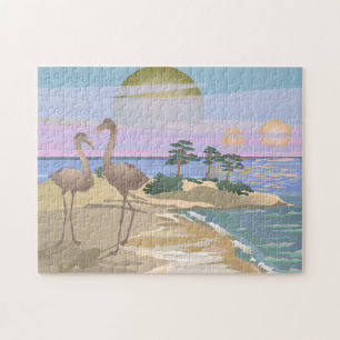 PARADISCH BEACH PELICANS ISLAND JIGSAW PUZZLE