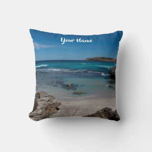 Paradise Beach Australien Landschaft Foto Blue Kissen
