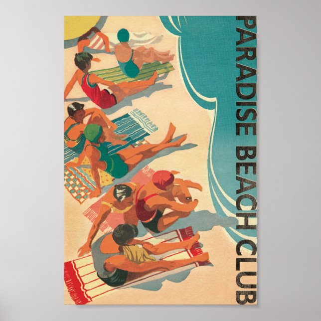 Paradise Beach Club Poster (Vorne)