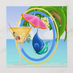 Paradise Beach Einladung