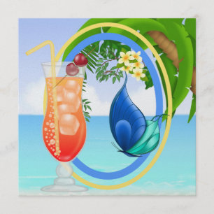 Paradise Beach Einladung