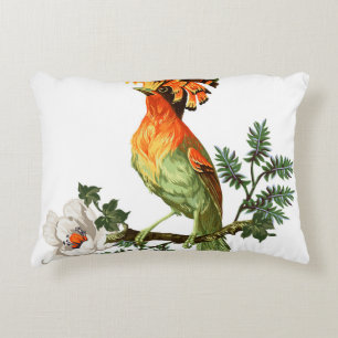 Paradise Birds: Exotic Floral Background Dekokissen