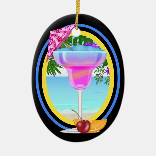 Paradise Cocktail Keramikornament (Vorne)