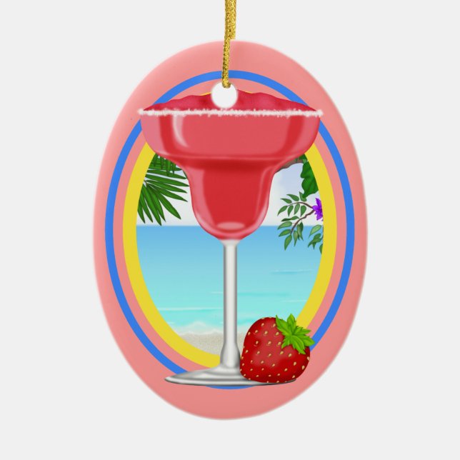 Paradise Cocktail Keramikornament (Vorne)