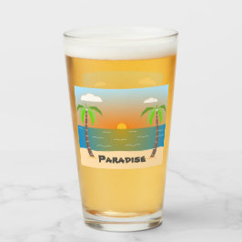 Paradise Drinking Glass Glas