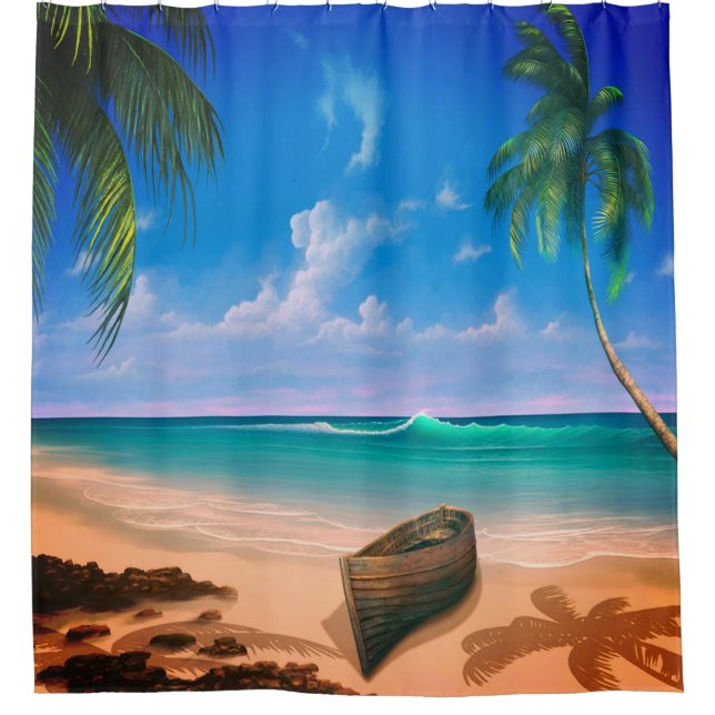 Paradise Duschvorhang (Vorderseite)