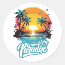 Paradise Hawaii Sticker