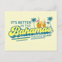 Paradise Insel Bahamas Postcard Aussichtskarte
