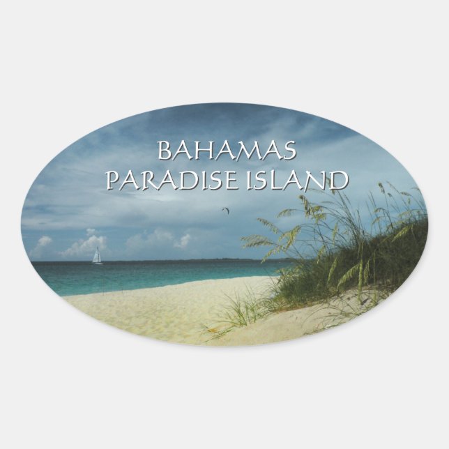 Paradise Island Bahamas Sticker (Vorderseite)