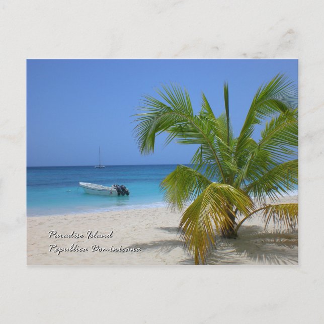 Paradise Island, Dominikanische Republik Postkarte (Vorderseite)