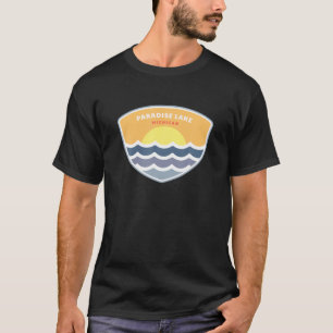 Paradise Lake Michigan MI Sunset Vacation T-Shirt