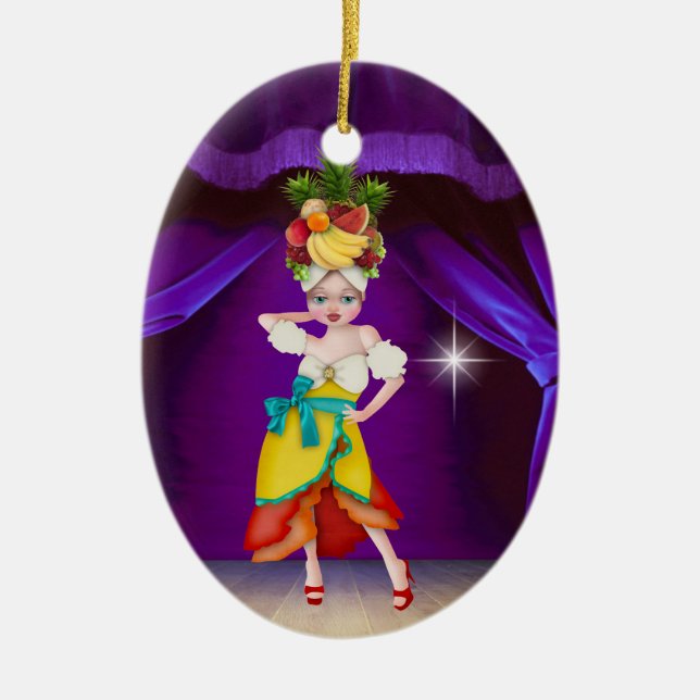 Paradise Lola - SRF Keramik Ornament (Vorne)