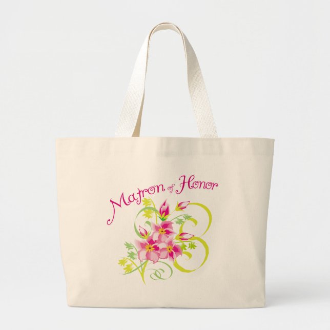 Paradise Matron of Honor Bag Jumbo Stoffbeutel (Vorne)