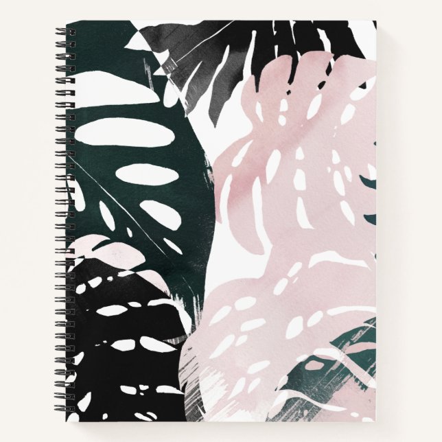 Paradise Palm Fronds Notizbuch (Vorderseite)