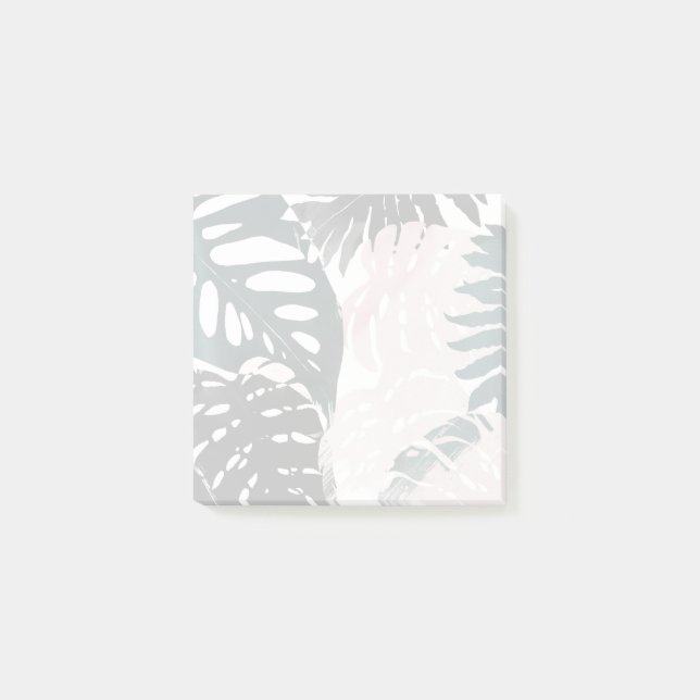 Paradise Palm Fronds Post-it Klebezettel (Vorderseite)