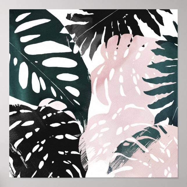 Paradise Palm Fronds Poster (Vorne)