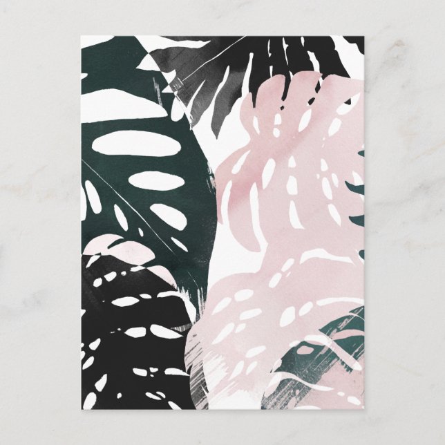 Paradise Palm Fronds Postkarte (Vorderseite)