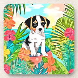 Paradise Puppy Design Getränkeuntersetzer
