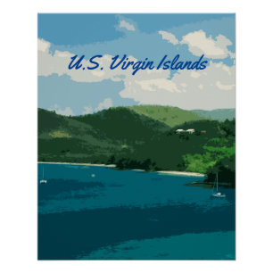 Paradise Retro Poster