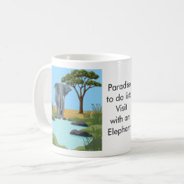 Paradise to do list: Elephant Kaffeetasse