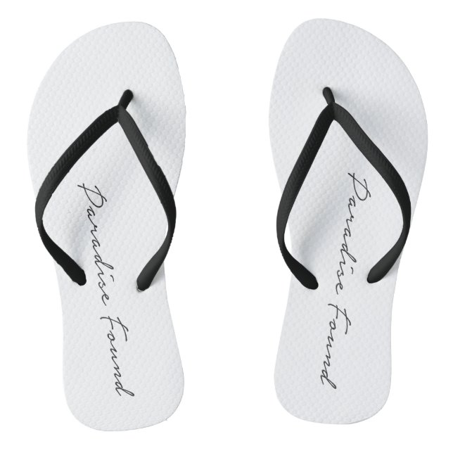 Paradise Urlaub Kunst, Dichtung und Musik Flip Flops (Fußbett)