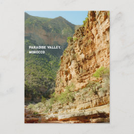 Paradise Valley, Morocco Travel photo Postkarte