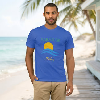 Paradise Vibes Tropisches T-Shirt | Sommer Strand