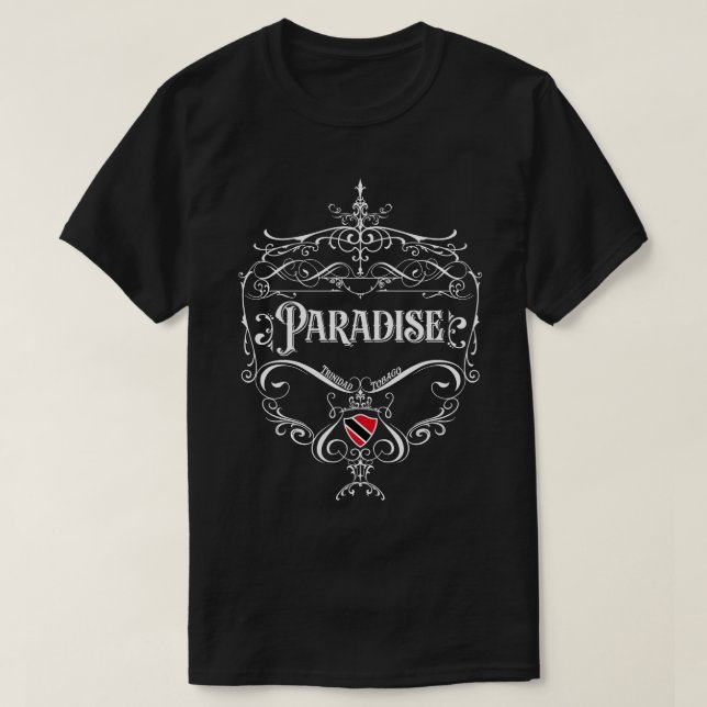 Paradisisches Vintages Design 1 T-Shirt (Design vorne)