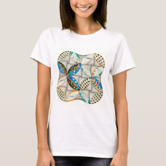 Paradox #4, Zentangle® Inspiriertes handgezeichnet T-Shirt