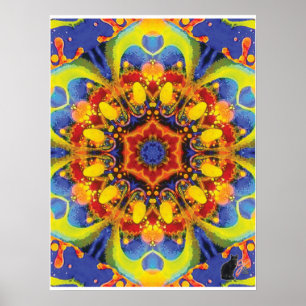 Paradox Kinetic Collage Kaleidoscope Poster